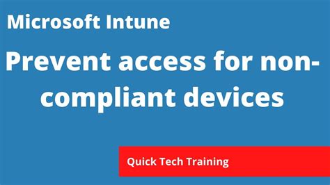 The notification message template is ready to use. . Intune non compliant device